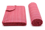 Ponni Bedsheet - Pink & Red