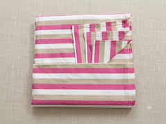 Winner Strips Bedsheet - Rose