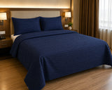 Ponni Bedsheet - Blue & Black