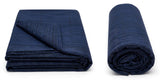 Ponni Bedsheet - Blue & Black