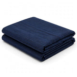 Ponni Bedsheet - Blue & Black