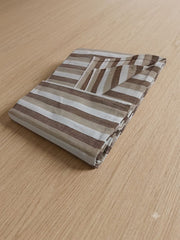 Winner Strips Bedsheet  - Grey